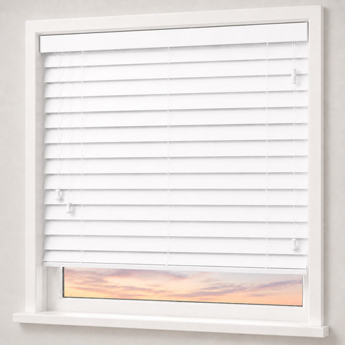 White faux wood - faux, string