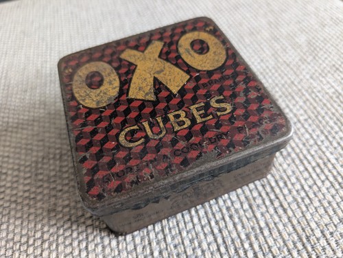 Oxo tin vintage 1930s - oxo,
