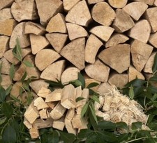 Kiln Dried Logs Hardwood Ash 15kg 45L Woodburners + Kindling & Eco Lighters