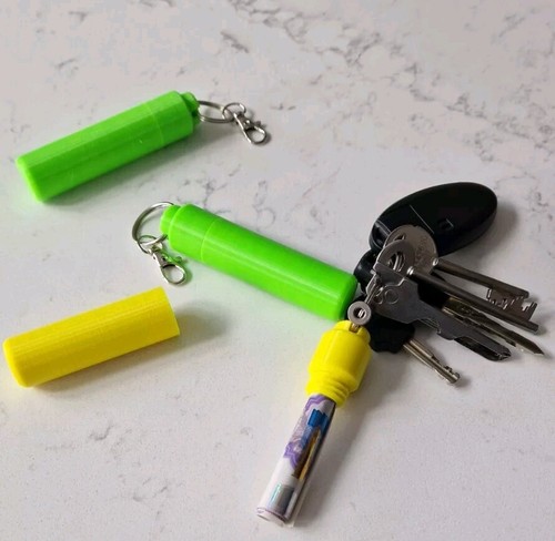 Keyring cash stash holder - cash,