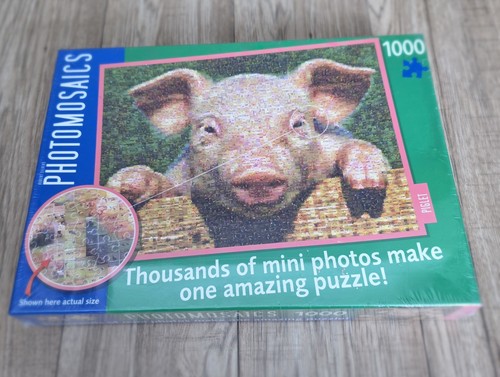 Photomosaics piglet 1000 piece - photomosaics,