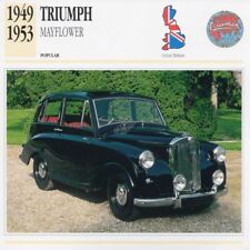 1949-1953 TRIUMPH MAYFLOWER Classic Car Photograph / Information Maxi Card