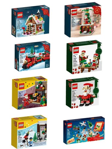 Lego christmas holiday sets - lego,