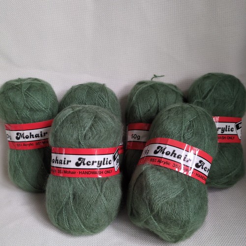 Vintage mohair yarn - ,