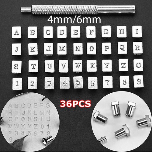 36pcs diy leather craft - craft, stamp
