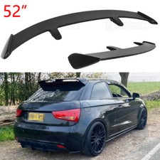 Matte Black 52" Rear Boot Roof Trunk Spoiler Wing Lip For Audi A1 8X 2010-2018