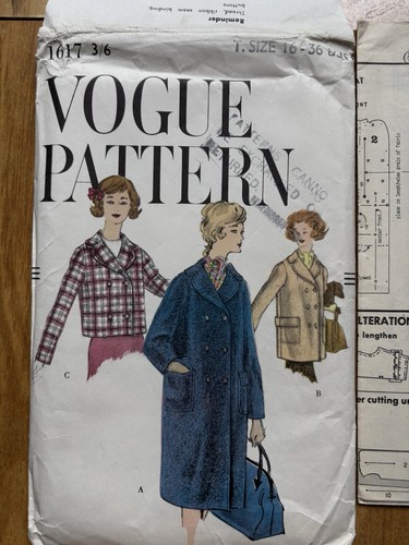 Vintage vogue sewing pattern - vintage,