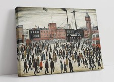 GOING TO WORK, L.S. LOWRY -