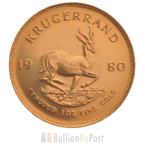 1980 krugerrand gold coin - 1980, 1oz