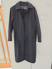 Mens Wool & Cashmere Coat With Detachable Lining Black Size 42