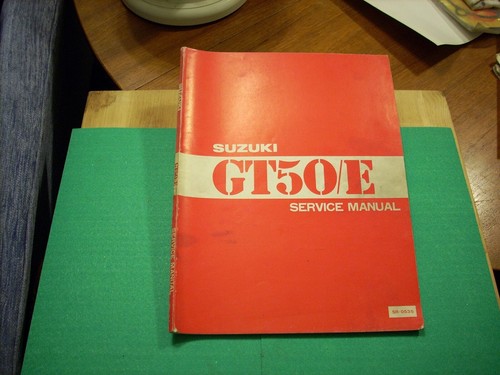 Suzuki gt50 service workshop - suzuki, gt50/e