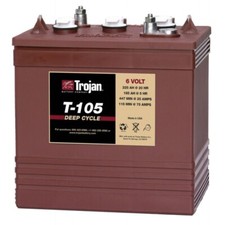 6V 225Ah Multi Purpose, Flooded Deep-Cycle Battery, Trojan T105