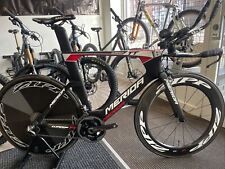 Merida Warp Carbon TT Time Trial Bike Dura Ace Di2 Zipp Carbon Wheels 58cm L