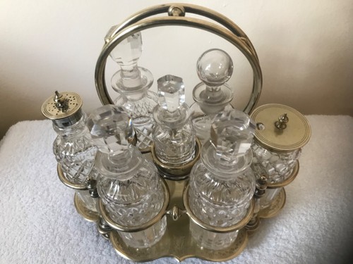 Antique cut glass - antique, silver