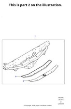 Land Rover Genuine Plate Rear