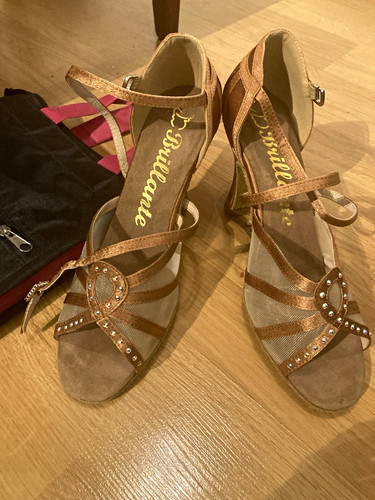 Brillante brown satin - brown,