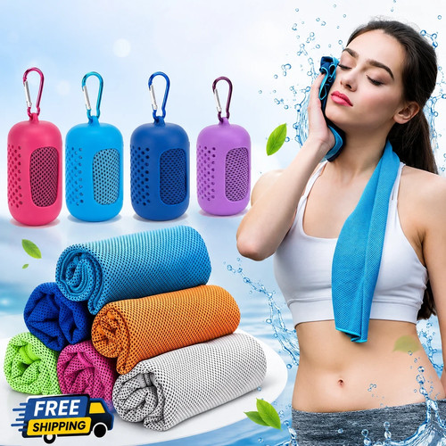 Instant cooling towel ice - towel,