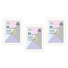 3 x A4 Flat Certificate Frame