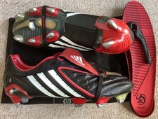 2009 ADIDAS PREDATOR POWERSWERVE SG FOOTBALL BOOTS UK 10