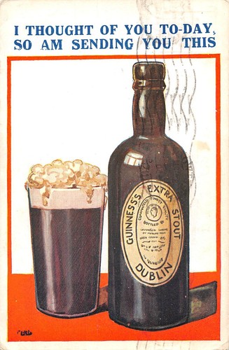 Postcard comic beer theme - comic,