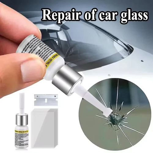 Car windshield crack repair - windshield,