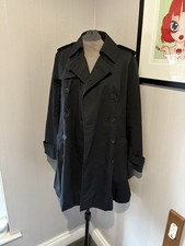 Aquascutum Womens Black Trench