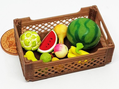 Dolls house fruit selection - house,