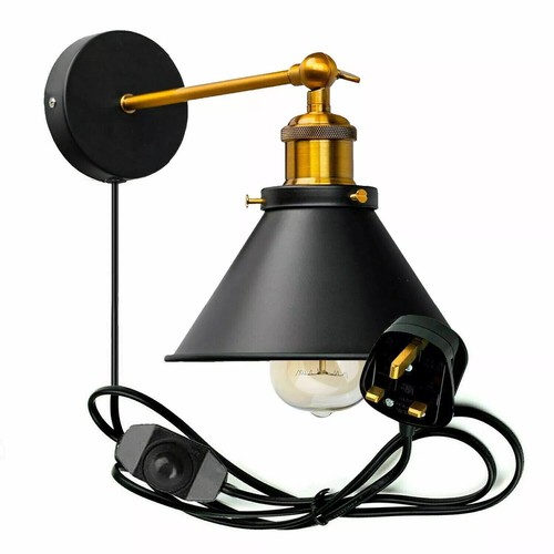 Industrial plug wall light - plug, in