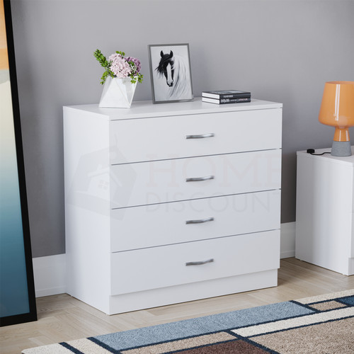 White chest drawers bedroom - white,