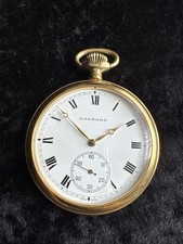 vintage garrard gold plated pocket watch