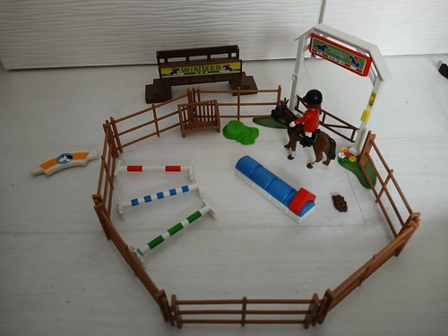 Playmobil horse jumping arena - horse,