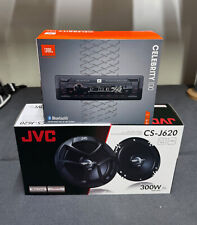 JBL Car Stereo Radio Mechless Bluetooth USB Aux with 16cm JVC 2way 300W Speakers