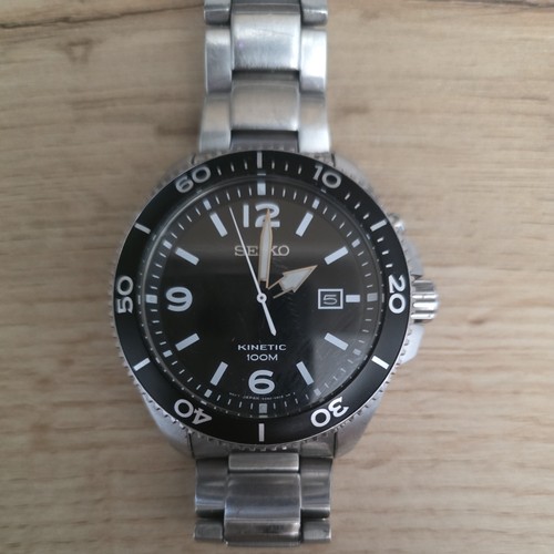 Seiko kinetic stainless steel - seiko,