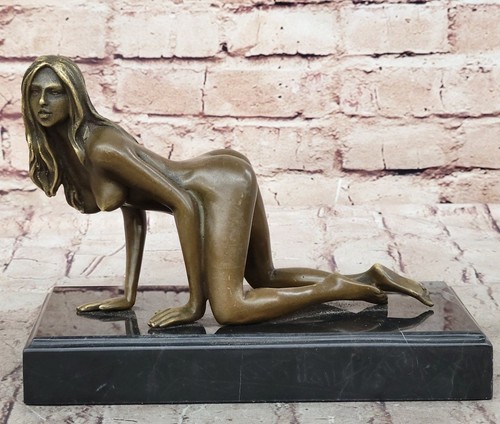 Bronze erotic sculpture nude - bronze,