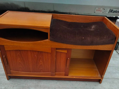Original vintage chippy teak - vintage,