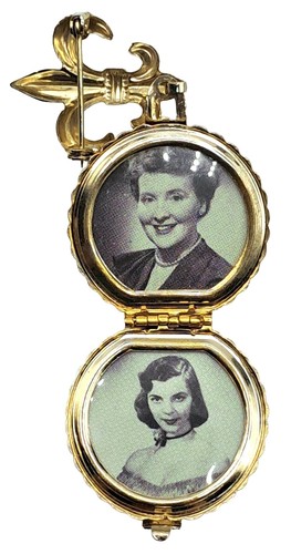 Vintage coro photo locket - photo,