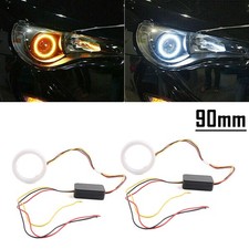 2x White Amber Switchback LED