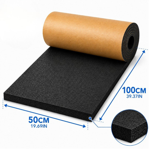 Sponge black rubber foam sheet - sponge,