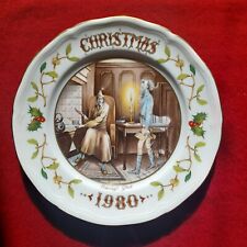 Aynsley Christmas Plate Marley`s Ghost 1980 by Lawrence Woodhouse