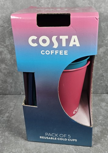 Set costa coffee cups - 5,
