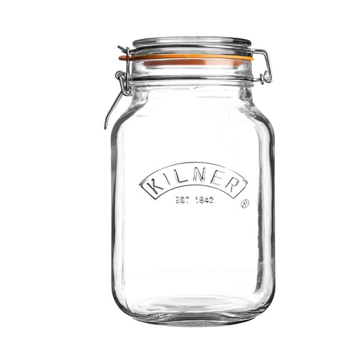 Kilner square clip top - top, 2l