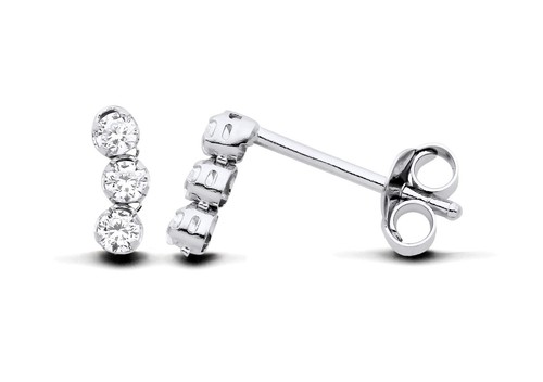 925 sterling silver simulated - silver,