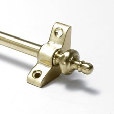 Satin Brass Stair Rods - 3/8"