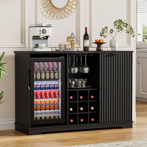 Bar cabinet with fridge - with,