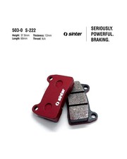 Sinter kart red front KZ brake pads S-222 soft IPK, Praga, Formula-K,TM,IAME