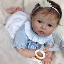 Scnbom 20inch lifelike reborn baby dolls silicone girls realistic babies boys t