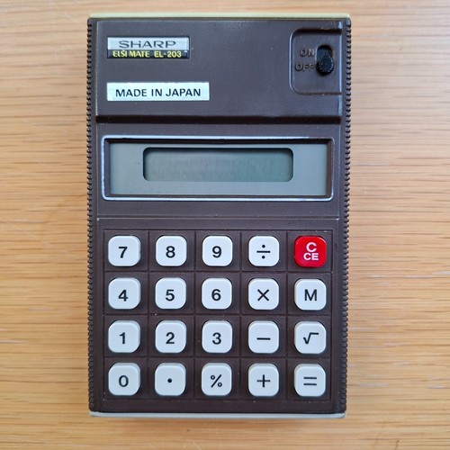 Sharp 203 calculator - sharp,