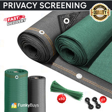 Fence Privacy Screen Windbreak Heavy Duty Fabric Windbreak Netting Garden Patio