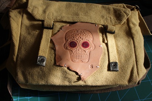 Canvas bag vintage army - canvas,