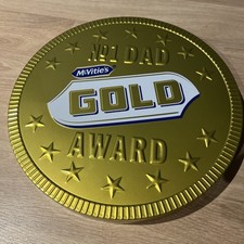 MCVITIES-Gold-Bar-Biscuit-Tin-EMPTY-Collectible-Gift-Great-Condition-NO1-DAD
